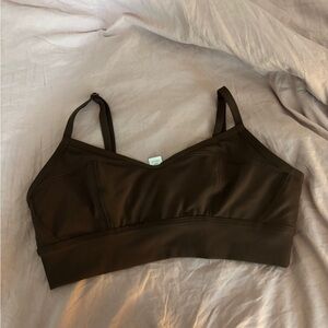 Women's Brown sports bra Aerie